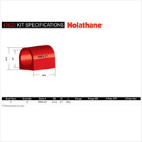 Nolathane FRONT SWAY BAR MOUNT BUSHING KIT (27MM) 42620