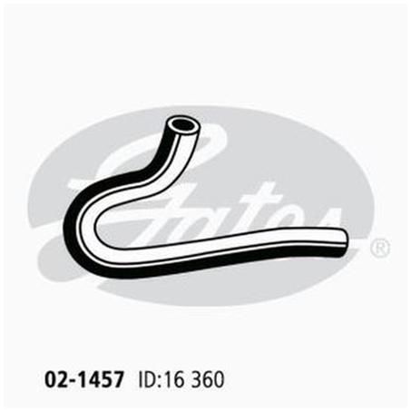 Gates Moulded Heater Hose 02-1457
