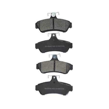 RDA GP MAX LOW METALLIC BRAKE PAD SET HOLDEN HSV RDB1332