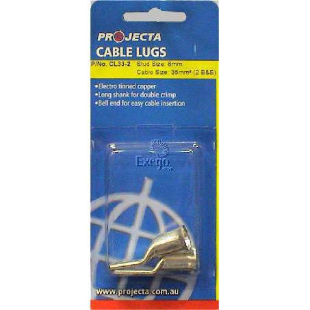 PROJECTA Cable Lug Crimp REF# 35-8 2Pk