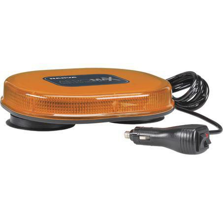 Narva 12/24 Aeromax Amber Led Mini Bar Amber Lens Magnetic Mount