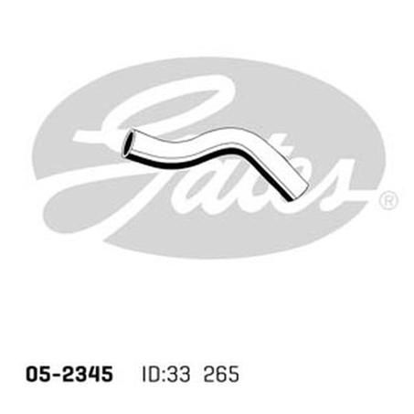 Gates Radiator Hose Upper 05-2345