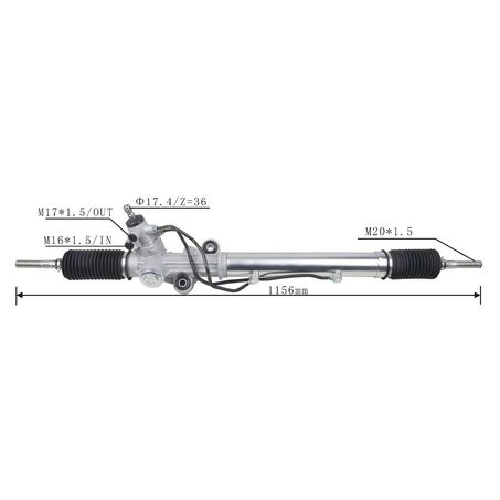 SAS AUTO PARTS SAS Steering Rack Assembly SR2000
