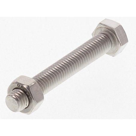 CHAMPION AUTO PARTS Champion Stainless Steel Screw & Nut Pack 5 x 35 CSP40