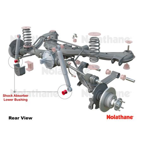 Nolathane REAR LOWER SHOCK ABSORBER BUSHING KIT 43098