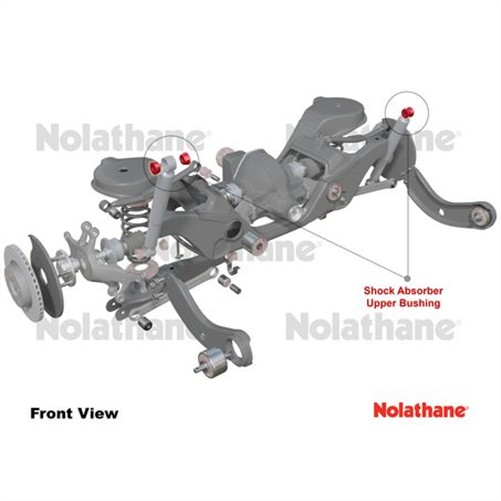 Nolathane REAR UPER SHOCK ABSORBER BUSHING KIT 43102