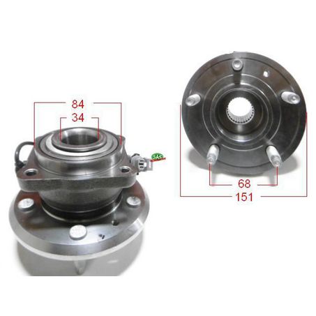 SAS AUTO PARTS SAS Wheel Hub HA6139