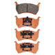 RDA BRAKES RDA GP Max General Purpose Low Metallic Brake Pad Set RDB304