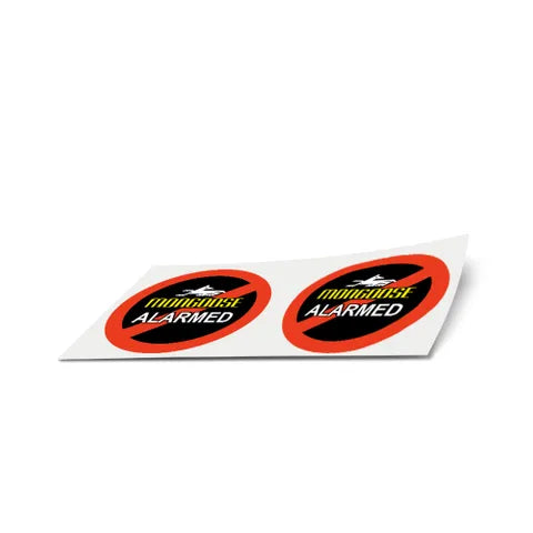 Mongoose External Window Stickers - Set of 2 | Professional Vehicle Decals