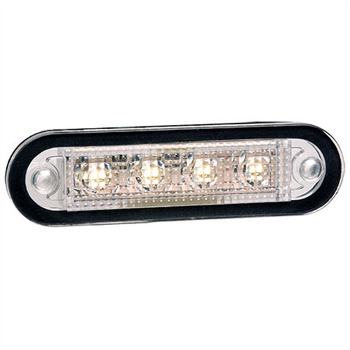Narva FRONT MARKER LIGHT CLEAR LED 9 TO 33V