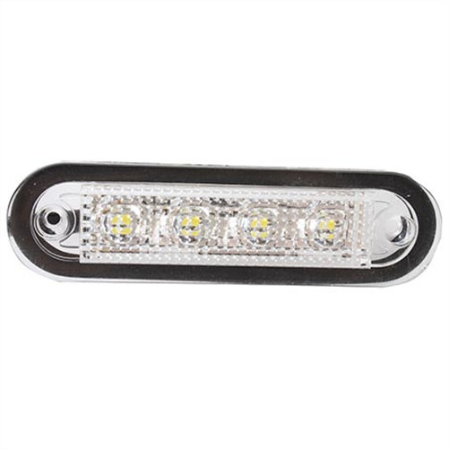 Narva FRONT MARKER LIGHT CLEAR LED 9 TO 33V