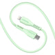 MICRODIA FruityWire™ Liquid Silicon PD60W 1.3M USB-C to Lightning Cable – Mint, Fast Charging & Data Sync
