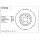 TRW Disc Brake Rotor 294mm x 20min