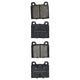 RDA BRAKES RDA GP Max General Purpose Low Metallic Brake Pad Set RDB11
