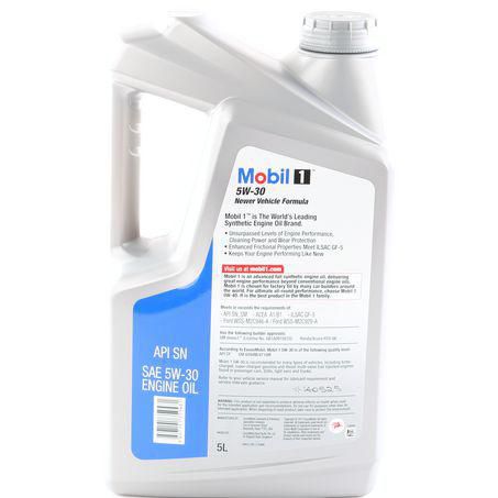 Mobil 1 Full Synthetic 5W-30 Engine Oil 5L 140525