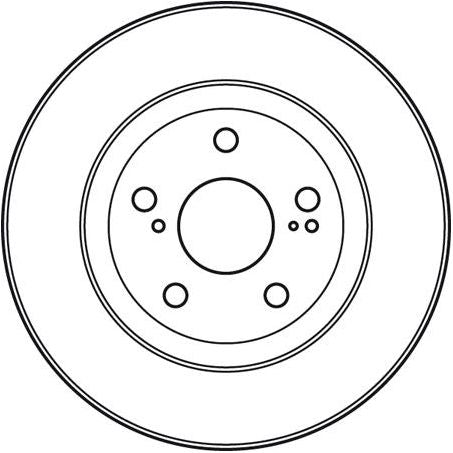 TRW Disc Brake Rotor 296mm x 25 Min