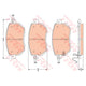 TRW Brake Pad Set (DB1516)