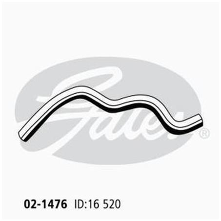 Gates Moulded Heater Hose 02-1476
