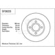 TRW Disc Brake Rotor 260mm x 22.2 min