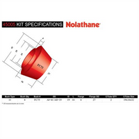 Nolathane FRONT LOWER CONTROL ARM OUTER BUSHING KIT 45005