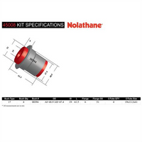 Nolathane BUSH KIT-CONTROL/TRAILING ARM 45008