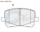 D/PAD CPLUS FR TOY ESTIMA PREVIA 01>06 MCR ACR 30 40 117*59.5 - DB1752CP