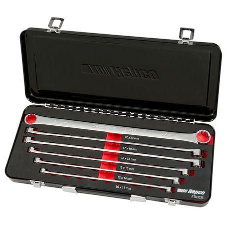 Repco 6 Piece Flat Ring Metric Spanner Set RTK3535