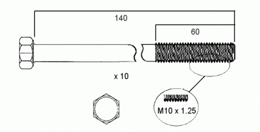 PERMASEAL Head Bolt Set HBS047