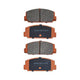 RDA BRAKES RDA GP Max General Purpose Low Metallic Brake Pad Set RDB77