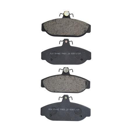 RDA BRAKES RDA GP Max General Purpose Low Metallic Brake Pad Set RDB317