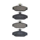 RDA BRAKES RDA GP Max General Purpose Low Metallic Brake Pad Set RDB317