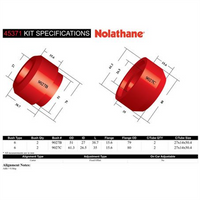 Nolathane LOWER CONTROL ARM INNER REAR BUSHING KIT 45371