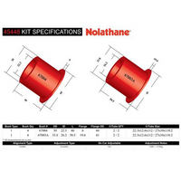 Nolathane UPPER CONTROL ARM ADJUSTABLE BUSHING KIT 45448