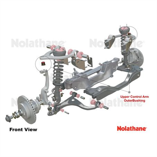Nolathane FRONT UPPER CONTROL ARM OUTER BUSHING KIT 45485