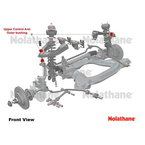 Nolathane UPPER CONTROL ARM ADJUSTABLE OUTER BUSHING KIT 45486