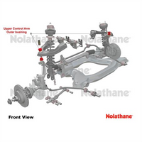 Nolathane UPPER CONTROL ARM ADJUSTABLE OUTER BUSHING KIT 45486