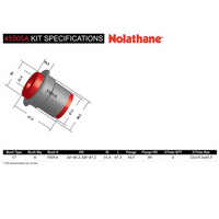 Nolathane FRONT LOWER CONTROL ARM BUSHING KIT 45505A