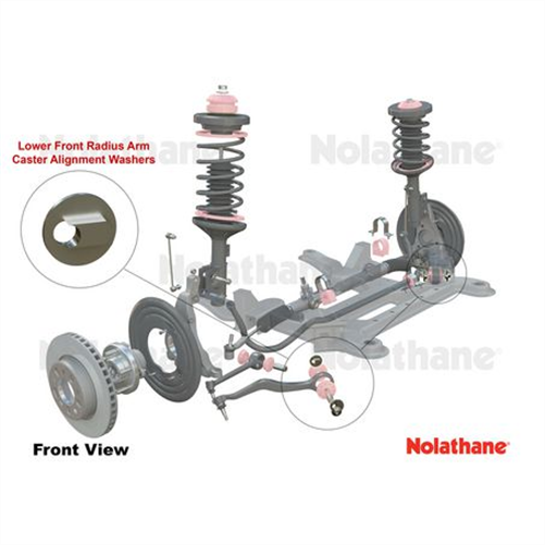 Nolathane FRONT LOWER RADIUS ARM WASHER KIT 45572