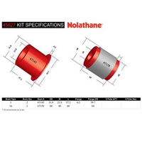 Nolathane FRONT LOWER CONTROL ARM INNER REAR BUSHING KIT 45627