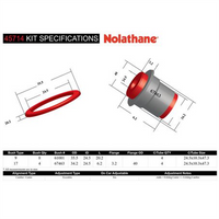 Nolathane CONTROL ARM BUSH KIT 45714