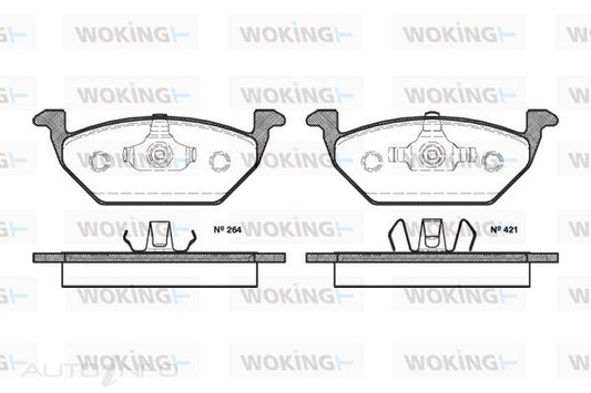 BRAKE PADS FRONT AUDI/VW/ SKODA VARIOUS 10>