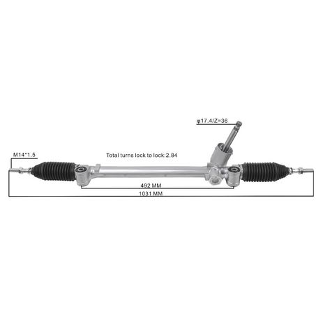 SAS AUTO PARTS STEERING R & P ASSY SUZUKI SWIFT SR6000