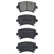 RDA GP MAX LOW METALLIC BRAKE PAD SET AUDI VOLKSWAGEN RDB1929