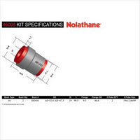 Nolathane REAR LOWER REAR TRAILING ARM REAR BUSHING KIT 46008