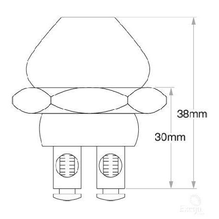 OEX Push Button Switch Off Momentary On SPST (Contacts Rated 20A @ 12V)