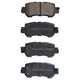 General Purpose Low Metallic Brake Pad Set Rear Mazda CX-5 2012