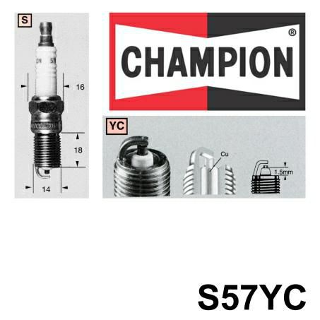 Champion Spark Plug S57YC
