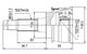 CV-J KIT FOR MAZ EUNOS 89>99 LAS 323 1.5 1.8 26T*22G*56 - MAZ222