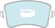 REAR BRAKE PADS BENDIX EURO +  AUDI A4 5 S5 07>  DB2185EURO+