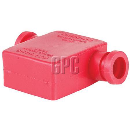 OEX Battery Terminal Insulator Dual Entry Red